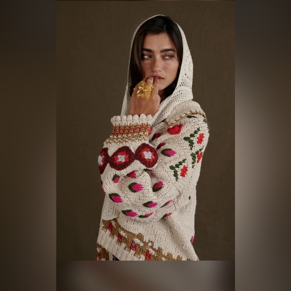 Free People Rosebud Cardi • DISCONTINUED $298 • Small (Fits Large) - Picture 5 of 5